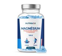 Nutri&Co Magnésium + Vitamine B6 Stress et Tonus 120 gélules Vegan