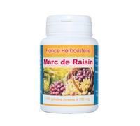 GELULES MARC DE RAISIN - dosées à 250 mg poudre pure.