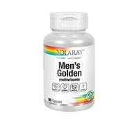 Gélules Multi-Vitamines Dorées Pour Hommes 90 Par Solaray