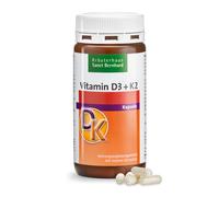 Sanct Bernhard Vitamin D3+K2-Kapseln | Menachinon-7 & MK-7 | 180 Kapseln**G