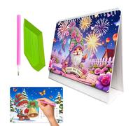 Gem Art Calendar Aid, Monthly Handmade Creative Gear, Desk Planner Device with Sturdy Build, Premium Quality Calendar Accessory, Reliable Holiday Birthday Party Offices Home Room Classroom