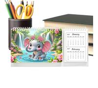 Gem Art Calendrier 2027-2028 24 mois décoratif fait à la main Décoration d'intérieur