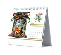 Gem Art Painting Calendrier de bureau 2026 - Planificateur mensuel de janvier 2026 à décembre | Planificateur personnel de gestion du temps pour planifier des objectifs de liste de choses à faire