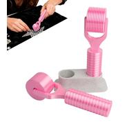 Gem Art Roller, Easy Grip Press Tool, 6 Inch Rhinestone Roller with Comfortable Handle, Craft Tool with Smooth Pressure, Embroidery Accessory with Decorative, Handicraft Supplies for Kids Adults