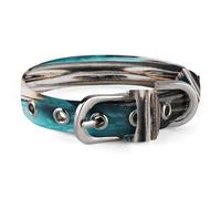 Gem Cave Collier réglable pour chihuahua en acier inoxydable avec anneau en D en tissu Oxford pour chat et chien de petite et moyenne taille