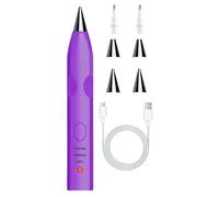 Gem Dot Pen, Electric Drill Pen Tool, 3 Level Speed Bead Applicator Kit, Cordless Rechargeable Precise Placement Comfortable Grip, Art Craft Tool for Jewelry Embroidery Keychains