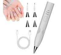 Gem Dot Pen - Stylo de peinture à 3 niveaux avec pointe, outil de conception de strass rechargeable pour planche à dessin, projets de cadre, broderie, porte-clés, bijoux