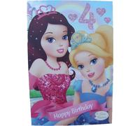 Gem Fairies - Carte de voeux, 4e anniversaire pack de 1 - Carton SG30945 (Taille unique) (Coloré)