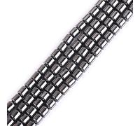 Gem-inside 4x5mm Perles en vrac en hématite noire en forme de tambour pour la fabrication de bijoux 15"