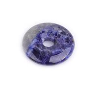 GEM-INSIDE CREATE YOUR OWN FASHION Donuts Bagues naturelles en jaspe sodalite bleu 30 mm pour la fabrication de bijoux