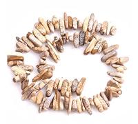 Gem-inside Gem Pierre Perles brins 15 Inchesfor bijouterie CE qui la rend 18mm-20mm 18-20mm/Brown