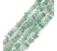 Gem-Inside Lot de 100 perles en jade aventurine verte pour fabrication de bijoux Fil de 38,1 cm x 8 mm