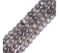 Gem-inside Naturel 12 mm AA Grade véritable précieux Bleu Rainbow labradorite Perles en Pierre pour la confection de bijoux Courroie Perles Strand 38,1 cm 6mm 6mm