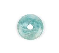 Gem-Inside Perles en jaspe amazonite naturelle verte de 20 mm pour la fabrication de bijoux GUASHA