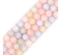 GEM-Inside Perles rondes en jade orange 8mm pour la fabrication de bijoux