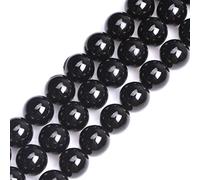 Gem-inside rond lisse Noir Agate Perles Strand 38,1 cm Taille : 2 mm 3 mm 4 mm 6 mm 8 mm 10 mm 12 mm 14 mm 16 mm 18 mm 20 mm 18mm 18mm/Black