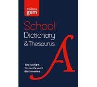 Dictionnaire et Thésaurus Gem School – Soutien fiable pour l'apprentissage, format mini