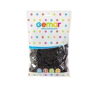 Gemar Ballons en latex - Noir - 100 pcs - 26 cm