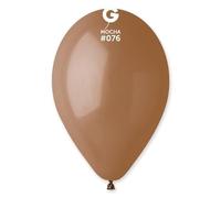 Gemar Lot de 100 ballons en latex standard, 30,5 cm, marron moka