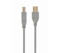 Gembird 1.8m USB 2.0 A/B M câble USB 1,8 m USB A USB B Gris