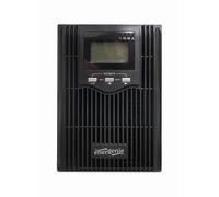 gembird 1000VA Onduleur à onde sinusoïdale, écran LCD, USB, noir