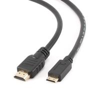 Cablexpert - Câble HDMI avec Ethernet - 19 pin mini HDMI Type C mâle pour HDMI mâle - 3 m - support 4K