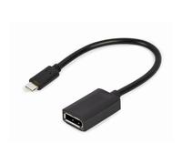 Gembird Câble adaptateur USB-C vers DisplayPort A-CM-DPF-02 4K 15 cm Noir
