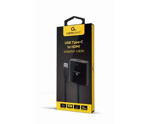 Gembird A-CM-HDMIF-03 adaptateur graphique USB 3840 x 2160 pixels Noir