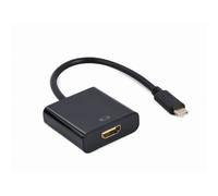 Gembird Adaptateur USB‑C vers HDMI A-CM-HDMIF-04 – HDMI femelle 15 cm 4K60Hz Noir