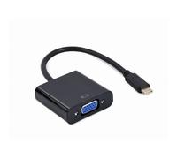 Gembird Câble adaptateur USB-C vers VGA – 15 cm, polyvalent – Noir