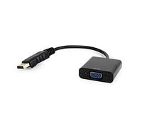 GEMBIRD a-dpm-vgaf-02 DisplayPort VGA Noir Adaptateur de câble - Adaptateur pour câble (DisplayPort, VGA, noir)