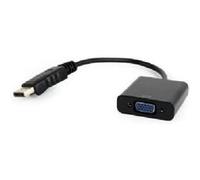 Gembird A-DPM-VGAF-02 video cable adapter 0.15 m VGA (D-Sub) DisplayPort Black Noir