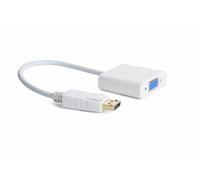 Gembird A-DPM-VGAF-02-W câble vidéo et adaptateur VGA (D-Sub) DisplayPort Blanc
