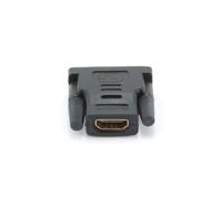 Gembird A-HDMI-DVI-2 Adaptateur Genre HDMI Mâle vers DVI Femelle Noir - Dimensions 40x60x15mm, Poids 1g