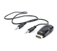 Cablexpert - Convertisseur vidéo - HDMI - VGA - noir Noir G