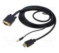 GEMBIRD A-HDMI-VGA-03-10 Câble
