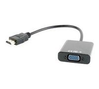 Gembird a-hdmi-vga-03 VGA HDMI Noir adaptateur de câble pour câble (VGA, HDMI, Mâle/Femelle, Noir, 1920 x 1080 pixels, ch7101)