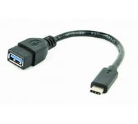 Gembird A-OTG-CMAF3-01 câble USB 0,2 m USB Type-C USB Type-A Noir