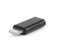 Gembird A-USB-CF8PM-01 changeur de genre de câble USB type-C 8-pin Noir