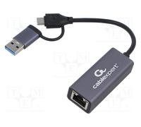 GEMBIRD A-USB3AC-LAN2G-01 Carte informatique