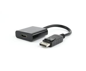 Gembird AB-DPM-HDMIF-002 câble vidéo et adaptateur 0,1 m DisplayPort HDMI Noir