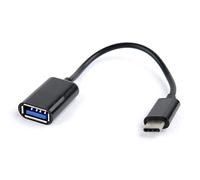 Gembird AB-OTG-cmaf2 - 01 USB Type C USB Noir Adaptateur de câble - Adaptateur pour câble (USB Type-C, USB, mâle/Femelle, 0,2 m, Noir)