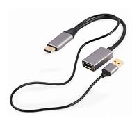 Gembird A-HDMIM-DPF-02 Câble adaptateur HDMI vers DisplayPort mâle/femelle 4K noir