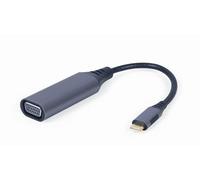 Câble Convertisseur USB C vers VGA M/F 20cm (Gris)