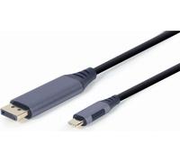 gembird Adaptateur USB type C vers DisplayPort, gris, 1,8 m