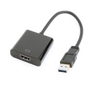 Gembird Adaptateur USB vers HDMI - Full HD 1080p, USB mâle vers HDMI femelle