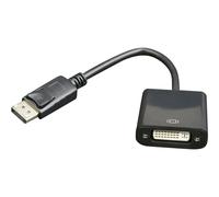 Gembird | Adaptateur vidéo | 24+5 broches DVI | Męskie | 20 broches DisplayPort | 0,1 m | Czarny