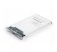 Gembird Boîtier HDD/SSD pour 2.5'' SATA - USB 3.0, 9.5mm, Plastique Transparent