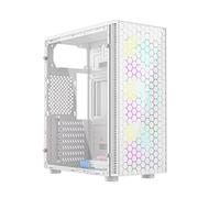 GEMBIRD Boîtier Semi-Tour ATX CCC-FC-500 W Blanc Multicolore