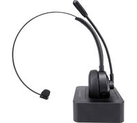 Gembird BTHS-M-01 Micro-casque supra-auriculaire Bluetooth Mono noir Noise Cancelling mise en sourdine du microphone téléphone